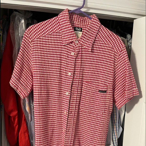 Vintage dolce and Gabbana stretchy gingham